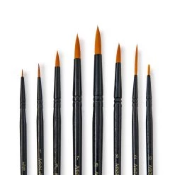 Top 10 π― 12 Packs: 8 ct. (96 total) Necessities™ Golden Synthetic Acrylic Round Variety Brush Set by Artist's Loft™ by Artists Loft β