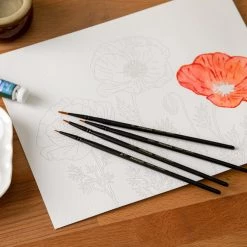 Discount 🌟 12 Packs: 4 ct. (48 total) Necessities™ Natural Hair Watercolor Brush Set by Artist's Loft™ by Artists Loft 👍 -Artists Loft Sales MP171143 20