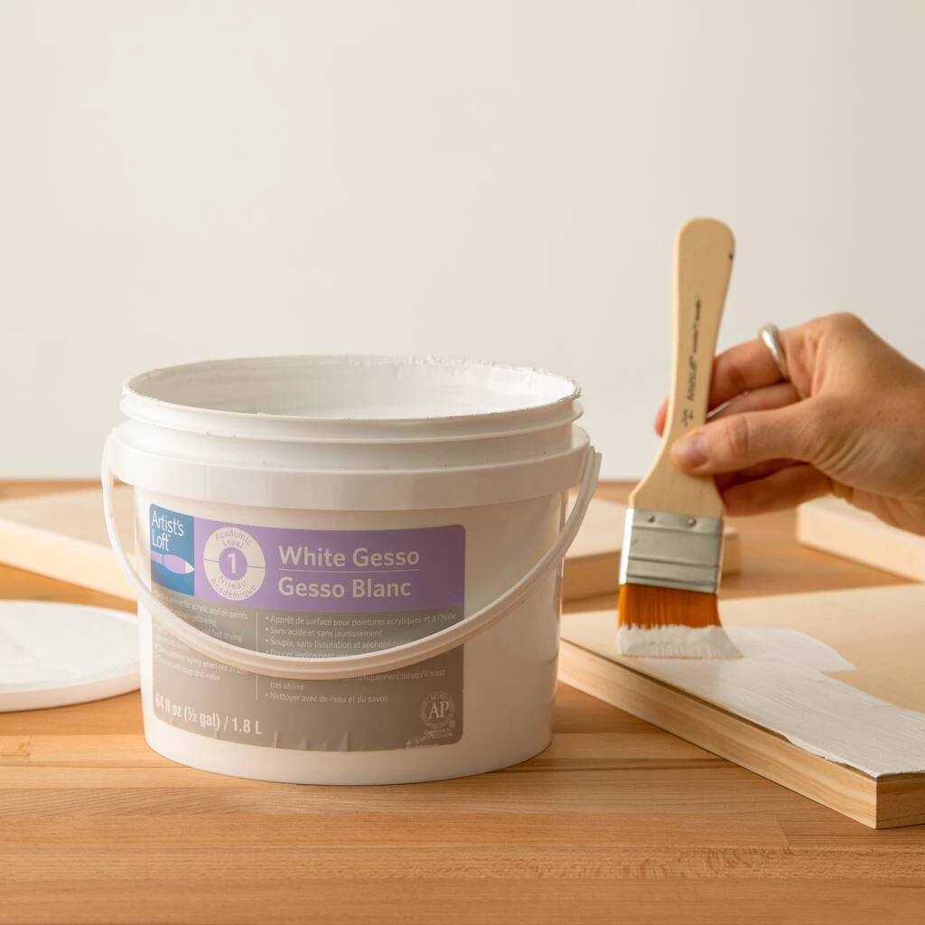 Discount π 6 Pack: White Acrylic Gesso by Artist's Loft®, 64oz. by Artists Loft π 4 Discount π 6 Pack: White Acrylic Gesso by Artist's Loft®, 64oz. by Artists Loft π - Image 2