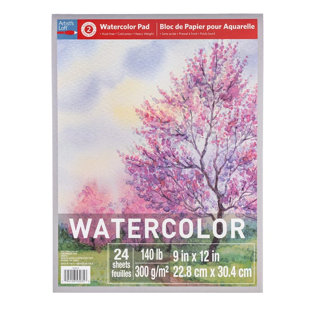 Best Sale π― 12 Pack: Watercolor Pad by Artist's Loft™, 9" x 12" by Artists Loft π 3 Best Sale π― 12 Pack: Watercolor Pad by Artist's Loft™, 9" x 12" by Artists Loft π