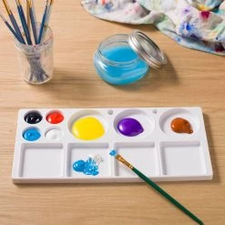 Hot Sale ❤️ 24 Pack: 11 Well Rectangular Artist Palette by Artist's Loft™ by Artists Loft 🎉 -Artists Loft Sales MP207777 20