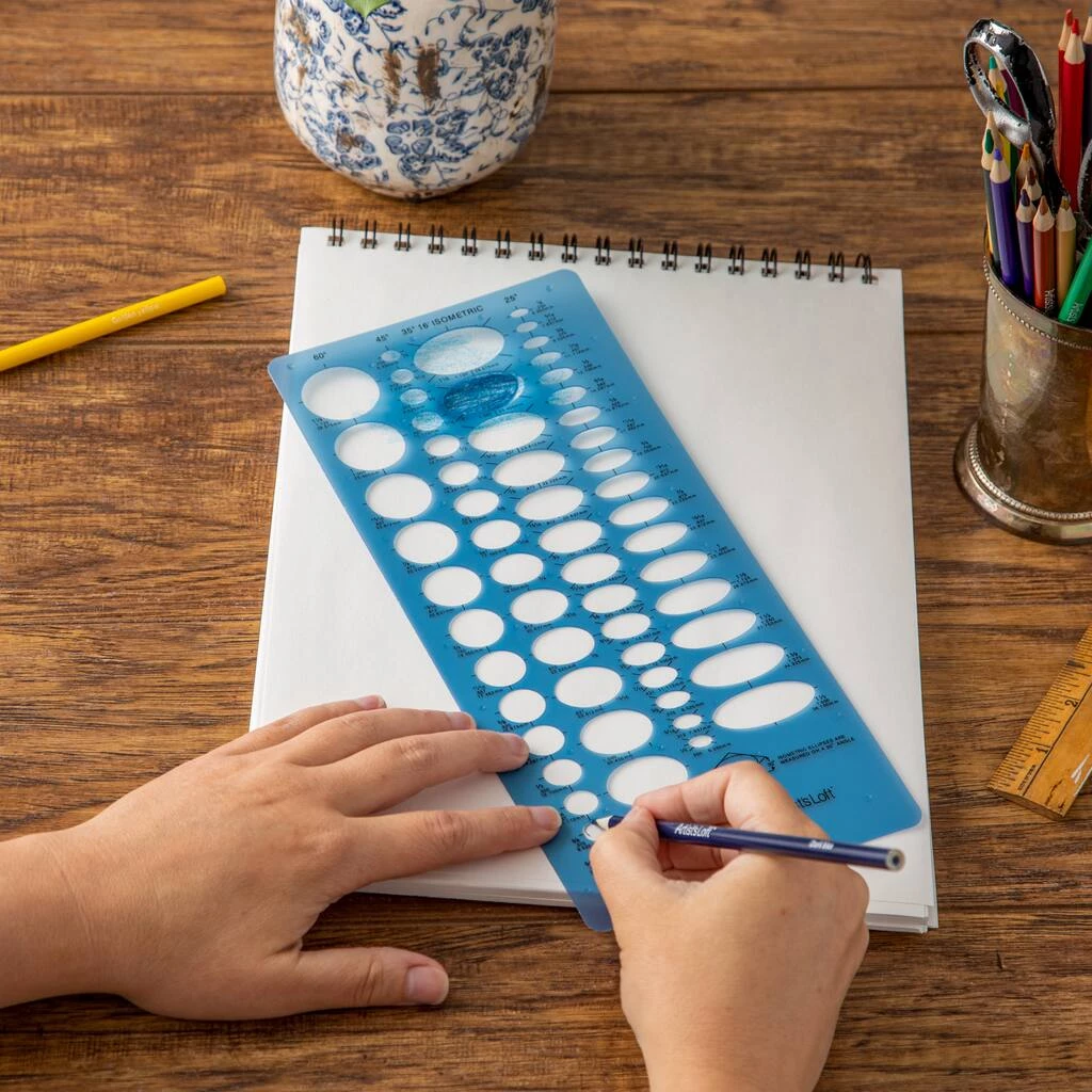 Promo ❤️ 6 Pack: Isometric Ellipses Template by Artist’s Loft™ by Artists Loft ✨ 4 Promo ❤️ 6 Pack: Isometric Ellipses Template by Artist’s Loft™ by Artists Loft ✨ - Image 2