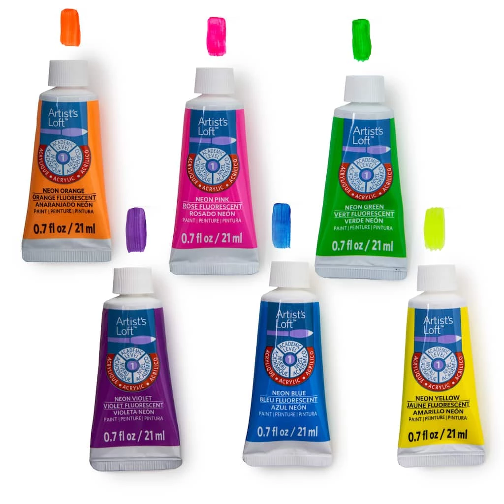Top 10 π 8 Pack: Level 1 Neon Acrylic Paints by Artist's Loft® by Artists Loft π 3 Top 10 π 8 Pack: Level 1 Neon Acrylic Paints by Artist's Loft® by Artists Loft π
