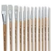 Best reviews of 🎉 12 Packs: 12 ct. (144 total) Necessities™ White Synthetic Flat & Round Brushes by Artist's Loft® by Artists Loft 🤩 -Artists Loft Sales MP335746 25