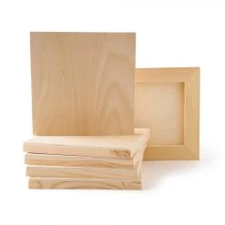Wholesale 🎁 6 Packs: 6 ct. (36 total) 8" x 8" Cradled Wood Painting Panels by Artist's Loft™ by Artists Loft 👍