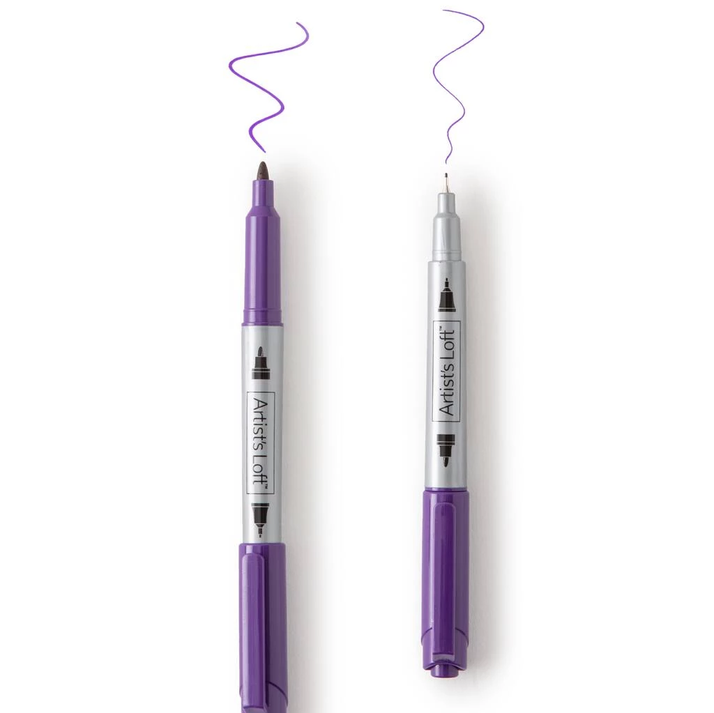 Outlet π 12 Packs: 8 ct. (96 total) Dual Tip Permanent Markers by Artist's Loft™ by Artists Loft π 6 Outlet π 12 Packs: 8 ct. (96 total) Dual Tip Permanent Markers by Artist's Loft™ by Artists Loft π - Image 4