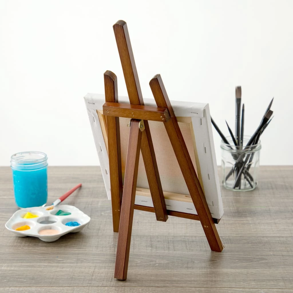 Wholesale βοΈ 8 Pack: Walnut Display Tabletop Easel by Artist's Loft® by Artists Loft π₯ 4 Wholesale βοΈ 8 Pack: Walnut Display Tabletop Easel by Artist's Loft® by Artists Loft π₯ - Image 2
