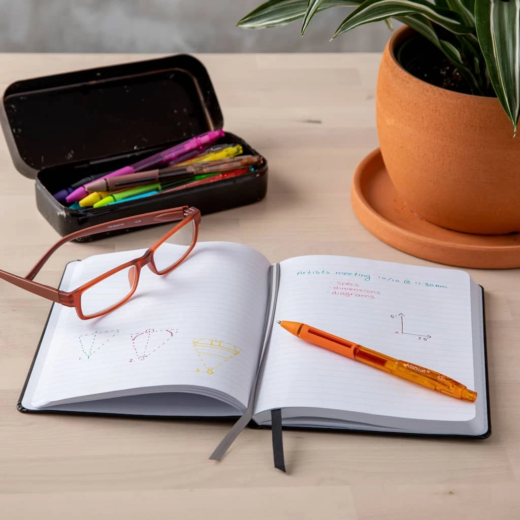 Promo π 8 Pack: Black Hardcover Lined Journal by Artist's Loft™ by Artists Loft π 4 Promo π 8 Pack: Black Hardcover Lined Journal by Artist's Loft™ by Artists Loft π - Image 2