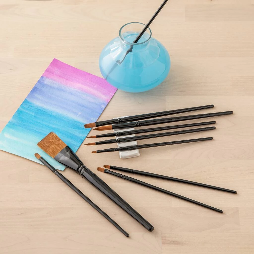 Best Sale π₯° 12 Packs: 10 ct. (120 total) Necessities™ Brown Synthetic Watercolor Brush Set by Artist's Loft™ by Artists Loft π 4 Best Sale π₯° 12 Packs: 10 ct. (120 total) Necessities™ Brown Synthetic Watercolor Brush Set by Artist's Loft™ by Artists Loft π - Image 2