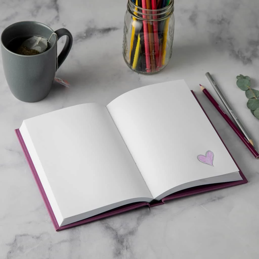 Top 10 π 12 Pack: Purple Hardcover Sketchbook by Artist's Loft™, 5.5" x 8" by Artists Loft π 4 Top 10 π 12 Pack: Purple Hardcover Sketchbook by Artist's Loft™, 5.5" x 8" by Artists Loft π - Image 2