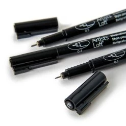 Cheapest π 6 Packs: 3 ct. (18 total) Black Illustration Pens by Artists Loft™ βοΈ