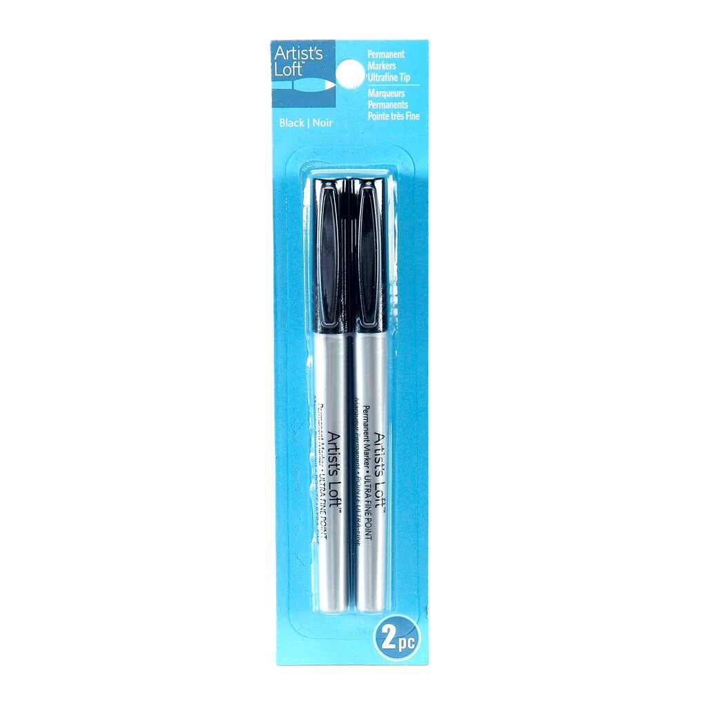 Best deal π 24 Packs: 2 ct. (48 total) Black Ultra Fine Permanent Markers by Artist’s Loft™ by Artists Loft π₯ 5 Best deal π 24 Packs: 2 ct. (48 total) Black Ultra Fine Permanent Markers by Artist’s Loft™ by Artists Loft π₯ - Image 3