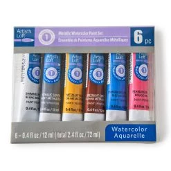 Budget π₯° 12 Packs: 6 ct. (72 total) Metallic Watercolor Paint Set by Artist's Loft™ by Artists Loft π 13 Budget π₯° 12 Packs: 6 ct. (72 total) Metallic Watercolor Paint Set by Artist's Loft™ by Artists Loft π -Artists Loft Sales MP598345 27