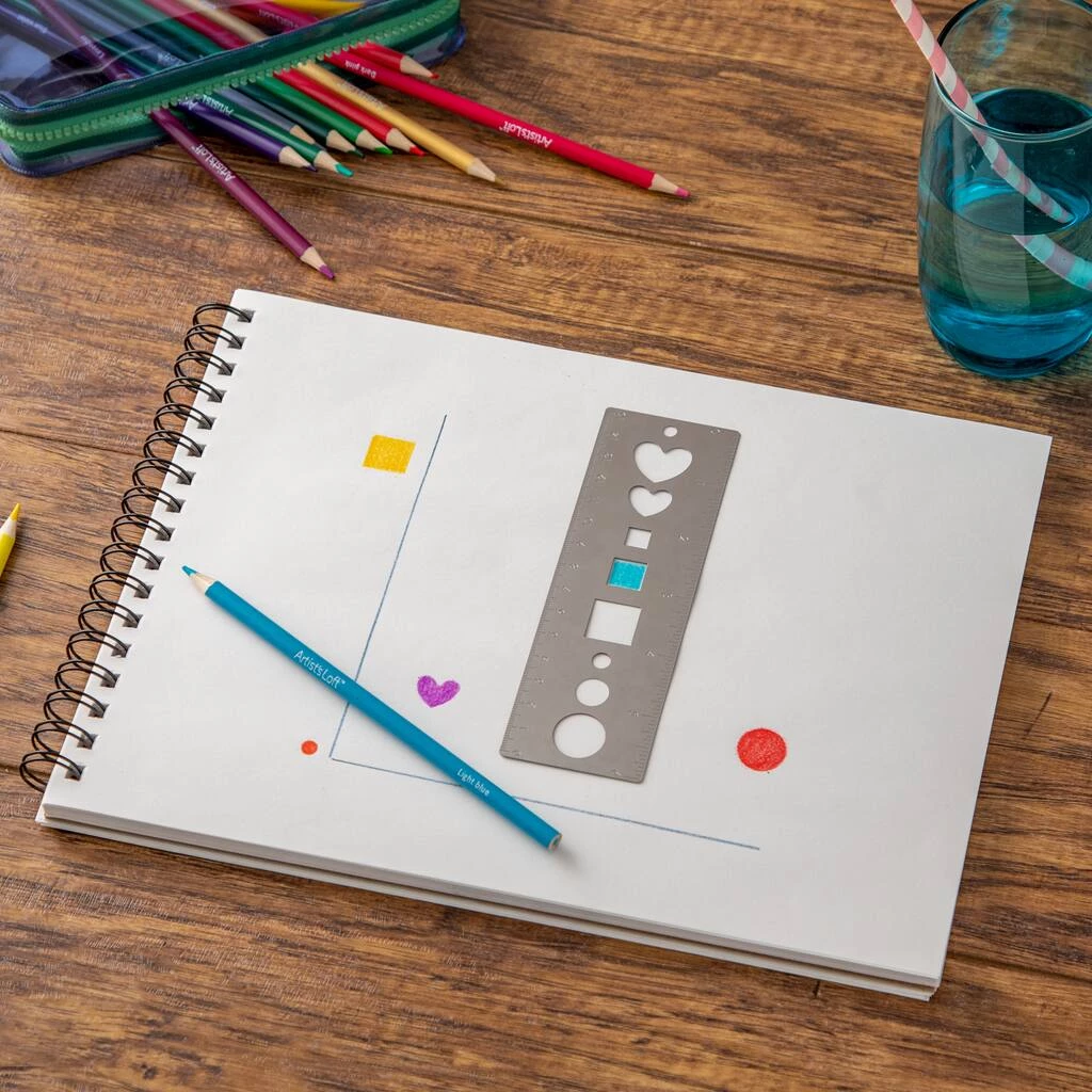 New π 16 Pack: Silver Metal Ruler by Artist's Loft™ by Artists Loft β 4 New π 16 Pack: Silver Metal Ruler by Artist's Loft™ by Artists Loft β - Image 2