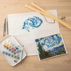 Hot Sale 🌟 12 Pack: Van Gogh Starry Night Paint-by-Number Kit by Artist's Loft™ Necessities™ by Artists Loft 👏 -Artists Loft Sales MP624472 20